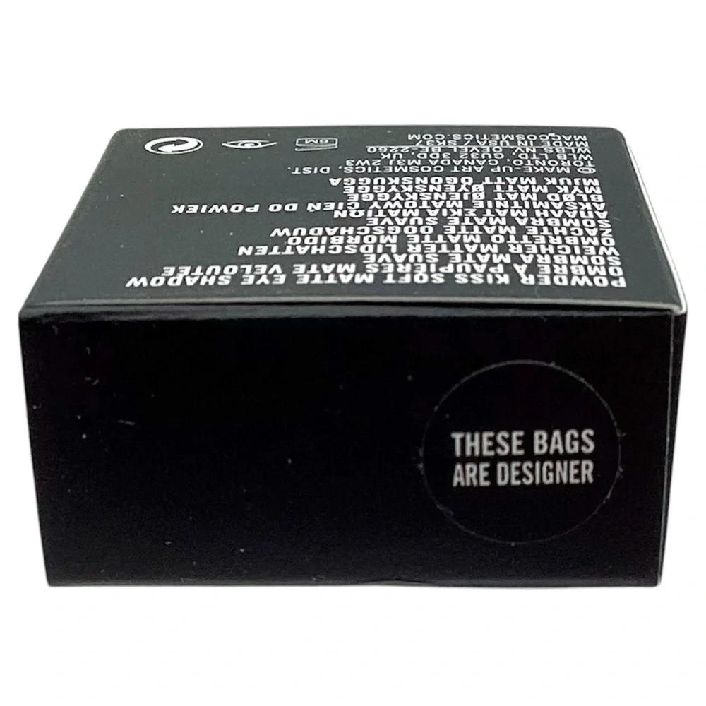 MAC Powder Kiss Soft Matte Eyeshadow, (These Bags Are Designer) (NWT)